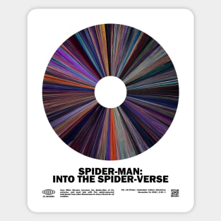 minimal_Into the Spider-Verse Warp Barcode Movie Sticker